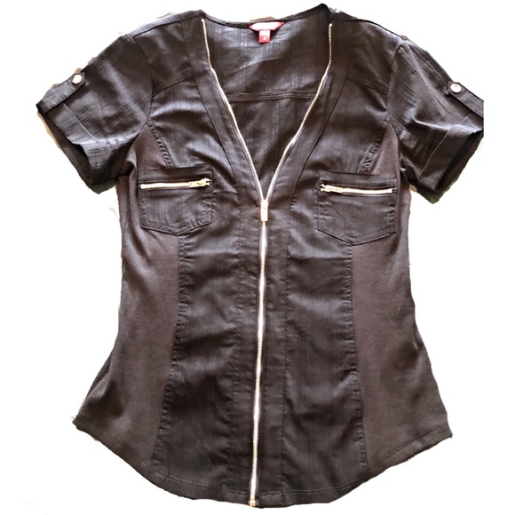 Guess zippered dress shirt - Picture 2 of 8